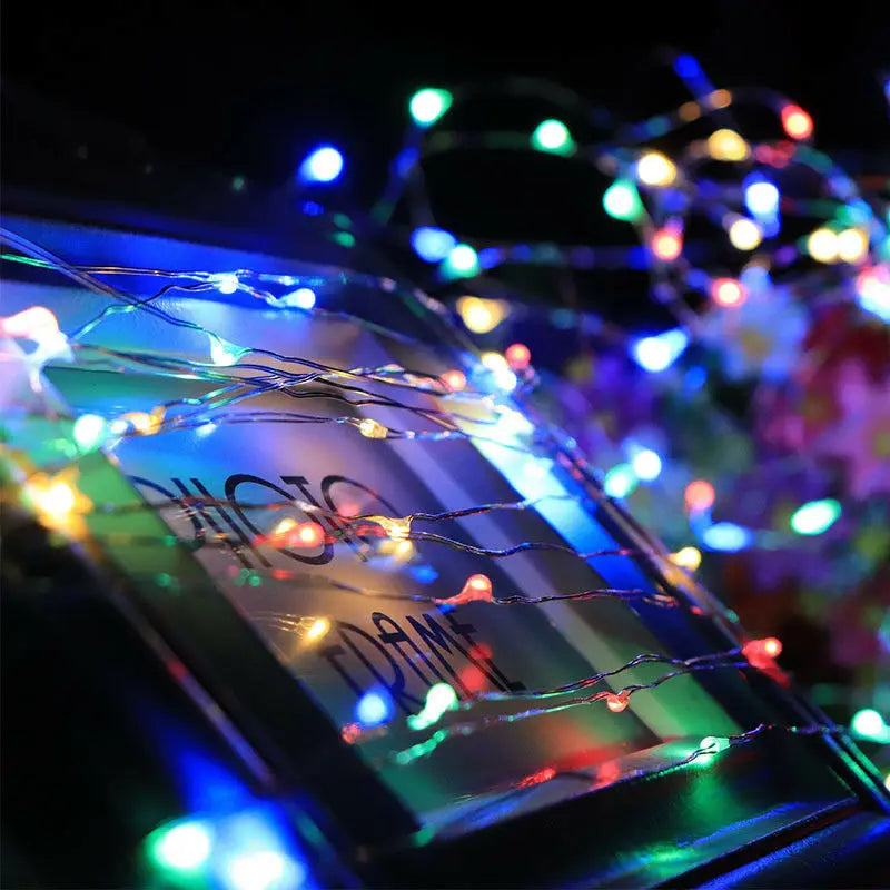 Fairy Lights AA Battery Powered LED Copper Wire String Light Decorative
