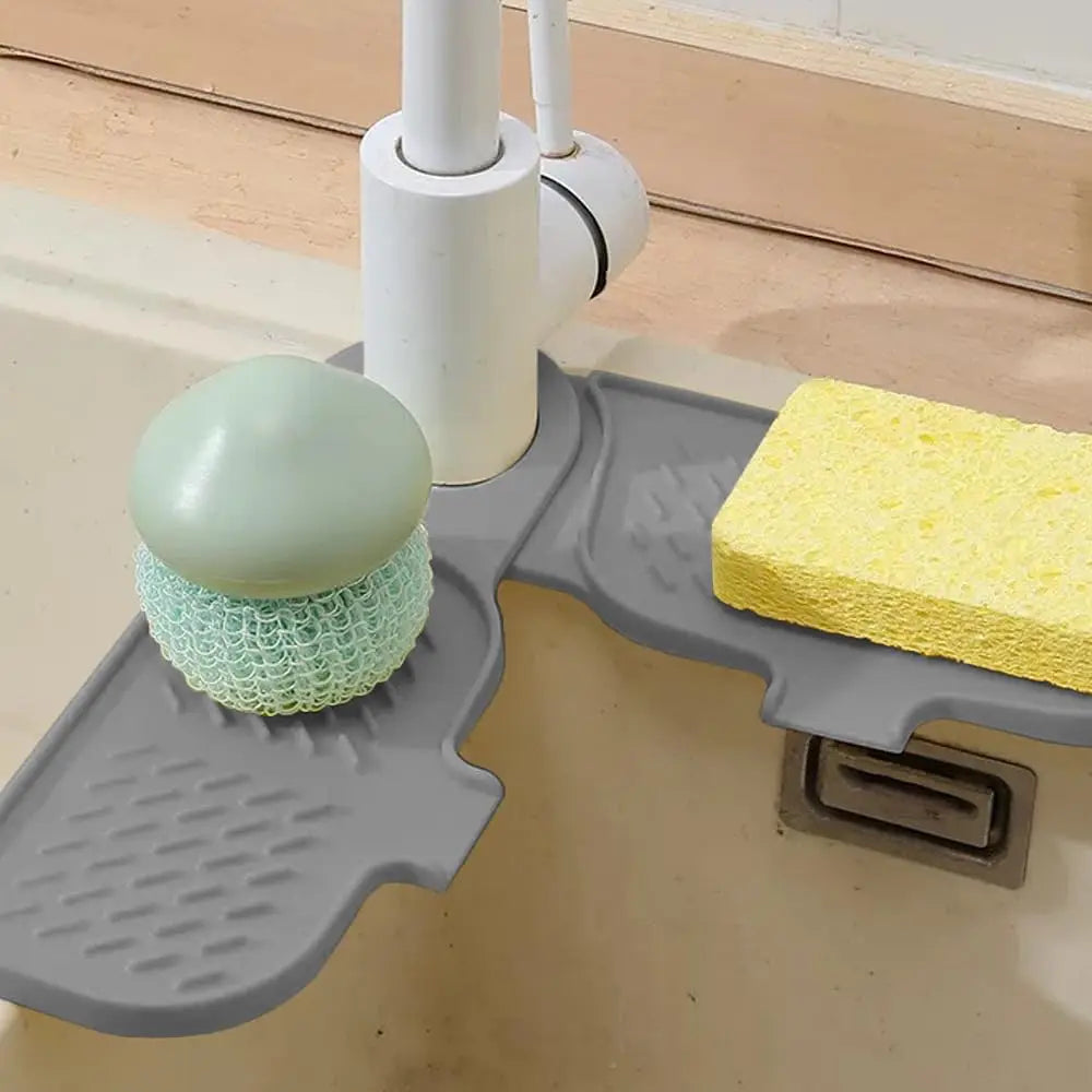 Kitchen Sink Faucet Draining Mat Splash Guard Sink Mat Kitchen Essentials