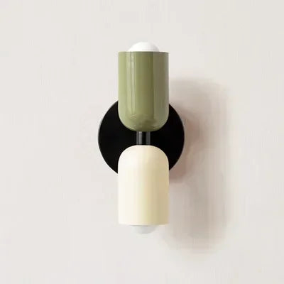 Colorful Nordic Bedside Wall Lamp – Macaron Home Decor