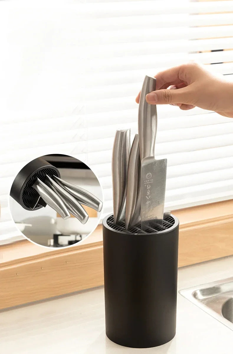 Kitchen Tools Stand Chef Knife Block Storage Tank Holder Kitchen Accessories