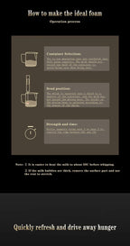 USB Electric Milk Frother – 3-Speed Coffee Foam Maker