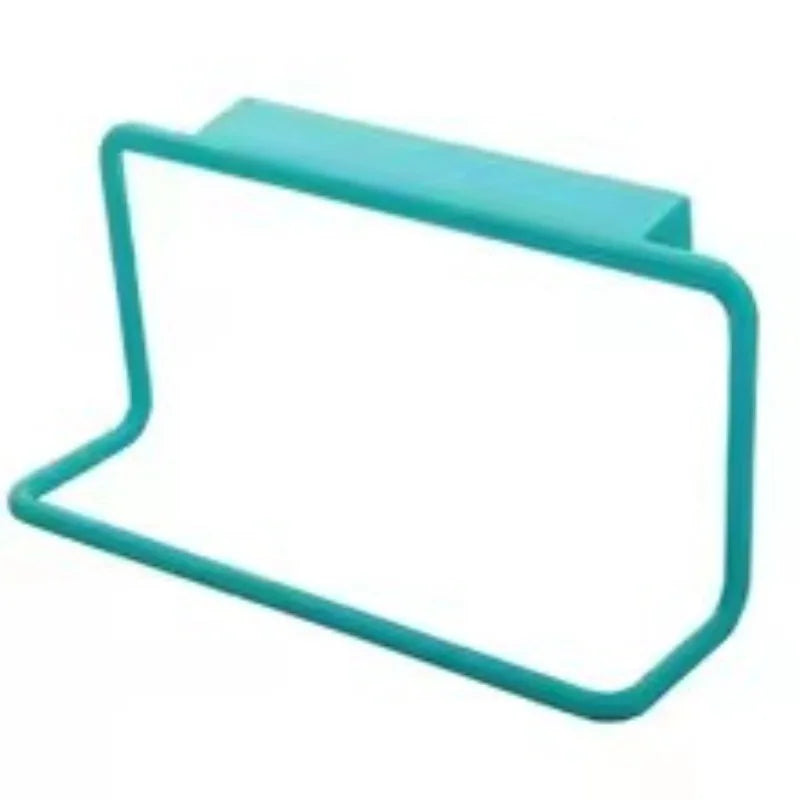 Kitchen Bathroom Single Towel Rack Plastic Debris Rag Hanger Bathroom Towel Rack Towel Bar Cabinet Door  Kitchen Accessories