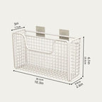 Kitchen Cabinet Door Storage Box Bag Hook Behind Door Basket Organizer