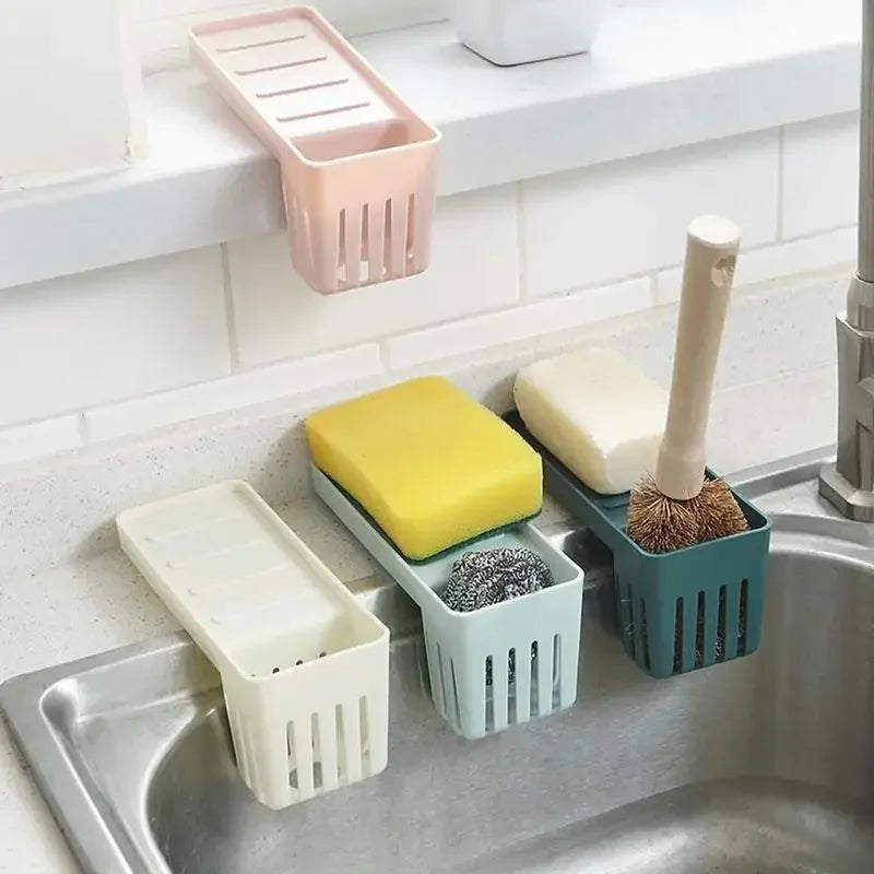 Kitchen Convenience Accessories Sink Shelf Suction Cup Sponge Drain Rack Multifunction Storage Racks Home Accessories Tools