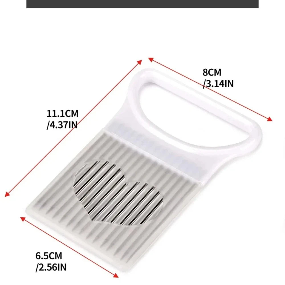 Stainless Steel Onion Slicer & Holder – Safe Kitchen Tool