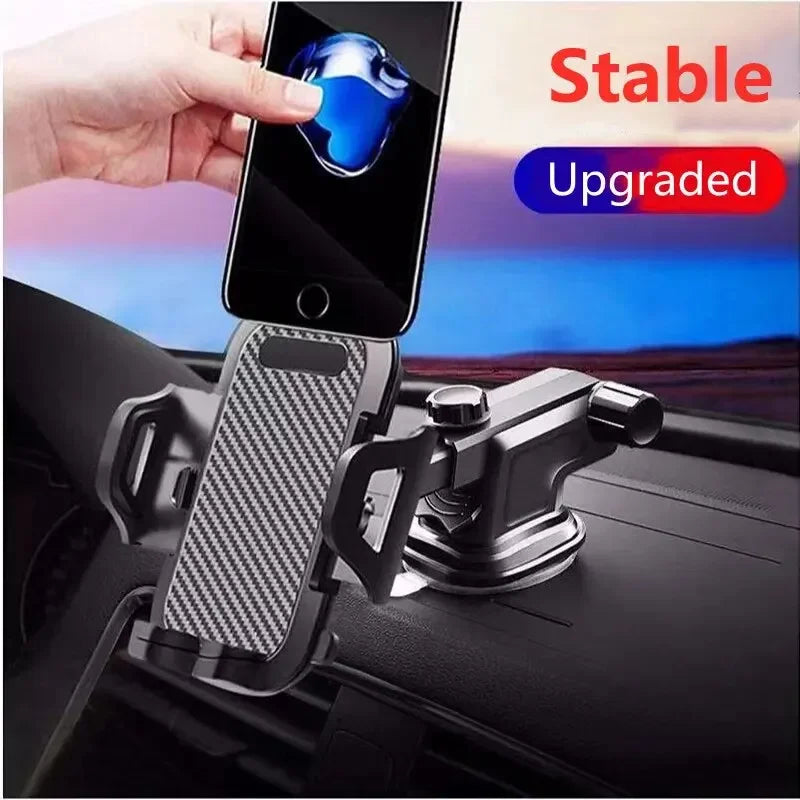 Universal 360° Rotatable Car Phone Holder Windshield Suction Cup & Air Vent Mount Stand for Cellphone Stable Car Phone Bracket
