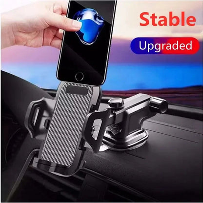 Universal 360° Rotatable Car Phone Holder Windshield Suction Cup & Air Vent Mount Stand for Cellphone Stable Car Phone Bracket