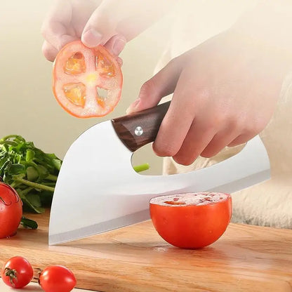 Home Slicing Made Easy with Labor Saving Kitchen Knife Sharp and Efficient Chef's Cutting Tool
