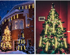 Waterproof Meteor Shower LED String Lights – Outdoor Decor