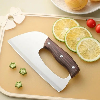Home Slicing Made Easy with Labor Saving Kitchen Knife Sharp and Efficient Chef's Cutting Tool
