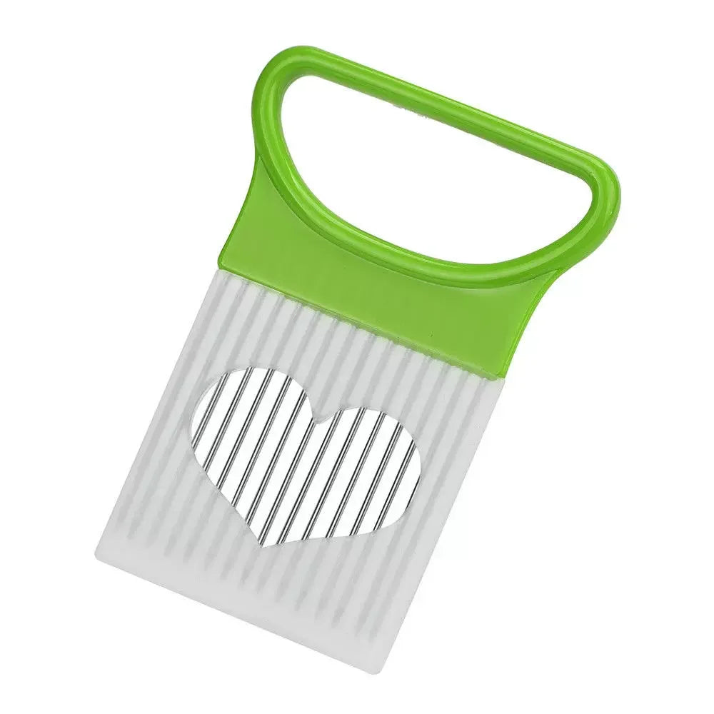 Stainless Steel Onion Slicer & Holder – Safe Kitchen Tool