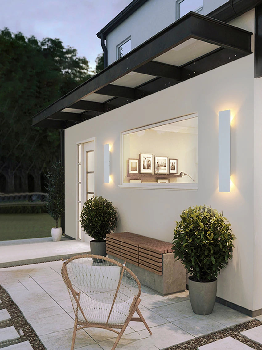 Modern LED Outdoor Wall Lamp – IP54 Waterproof Up Down Light