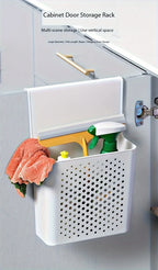 Kitchen Cabinet Door Interior Storage Shelf Hanging Hook Basket Organizer