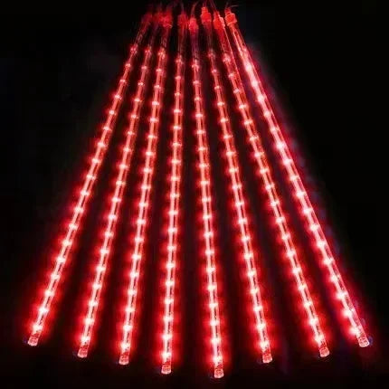 Waterproof Meteor Shower LED String Lights – Outdoor Decor
