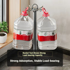 Kitchen Utensil Stand Rotating Storage Hanger with 8 Hooks Countertop Organizer
