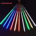 Waterproof Meteor Shower LED String Lights – Outdoor Decor
