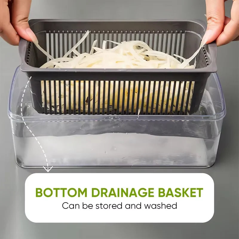 14/16-in-1 Vegetable Chopper Set – Food Processor & Slicer