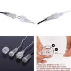 Waterproof Meteor Shower LED String Lights – Outdoor Decor