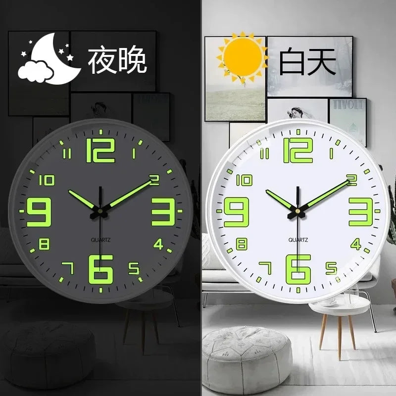 Living Room Wall Clock Light Luxury Modern Simple Quartz Clock Silent Atmosphere