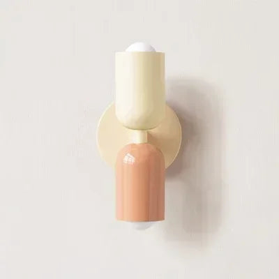 Colorful Nordic Bedside Wall Lamp – Macaron Home Decor