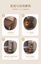 Modern Premium Living Room Cabinet Simple Rustic Bedroom Display Bookshelf Furniture