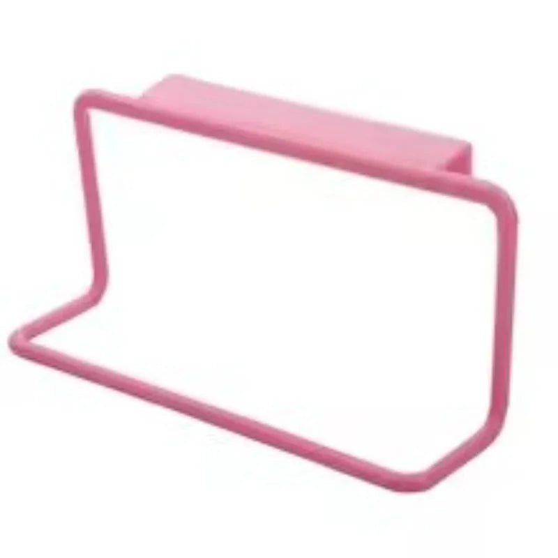 Kitchen Bathroom Single Towel Rack Plastic Debris Rag Hanger Bathroom Towel Rack Towel Bar Cabinet Door  Kitchen Accessories