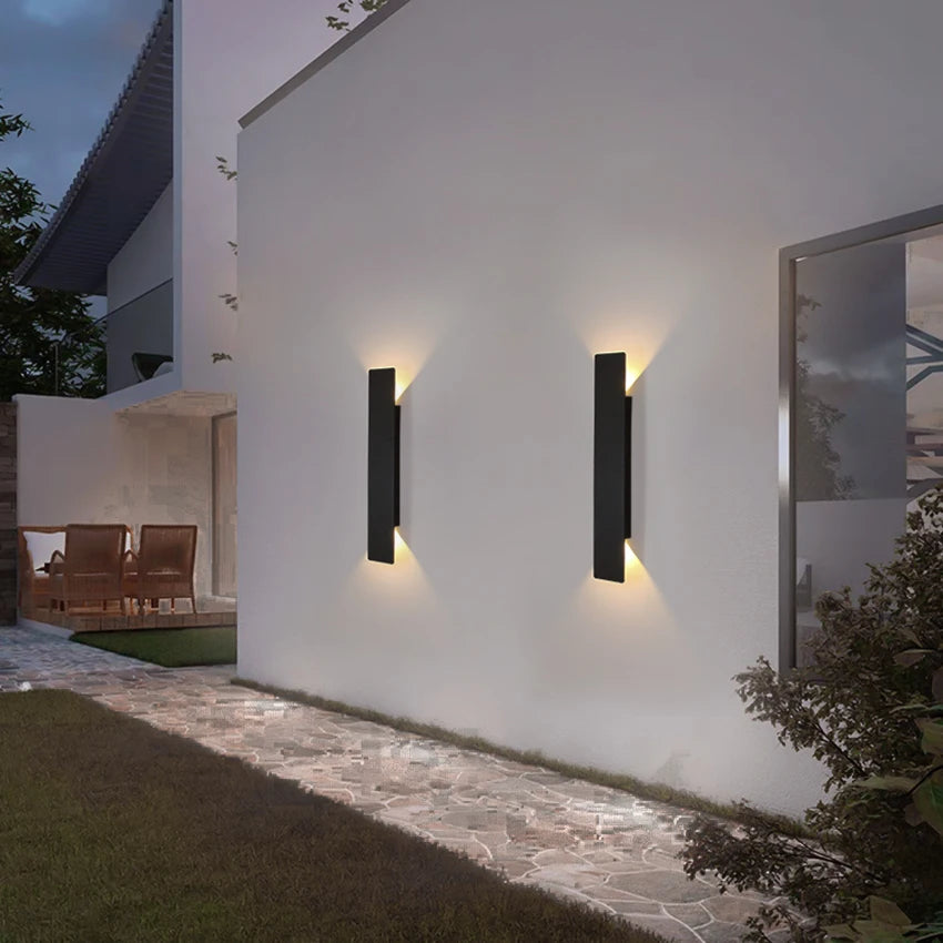 Modern LED Outdoor Wall Lamp – IP54 Waterproof Up Down Light