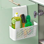 Kitchen Cabinet Door Interior Storage Shelf Hanging Hook Basket Organizer