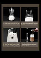 USB Electric Milk Frother – 3-Speed Coffee Foam Maker