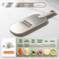 Household kitchen multi-functional slicing and shearing integrated vegetable cutting artifact