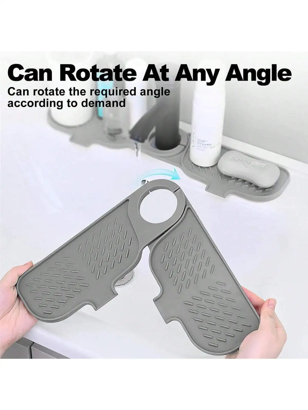 Kitchen Sink Faucet Draining Mat Splash Guard Sink Mat Kitchen Essentials