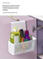 Kitchen Cabinet Door Interior Storage Shelf Hanging Hook Basket Organizer