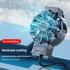 Mini phone cooling fan, USB powered phone cooler, portable cooling fan, suitable for gaming and live streaming enthusiasts