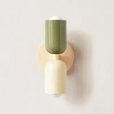 Colorful Nordic Bedside Wall Lamp – Macaron Home Decor