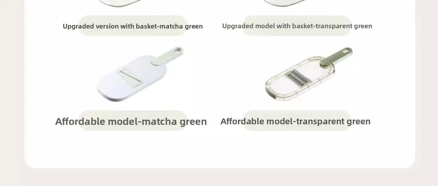 Household kitchen multi-functional slicing and shearing integrated vegetable cutting artifact