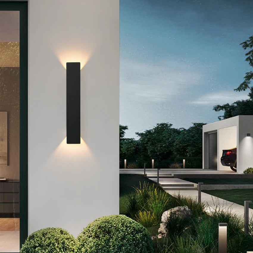 Modern LED Outdoor Wall Lamp – IP54 Waterproof Up Down Light