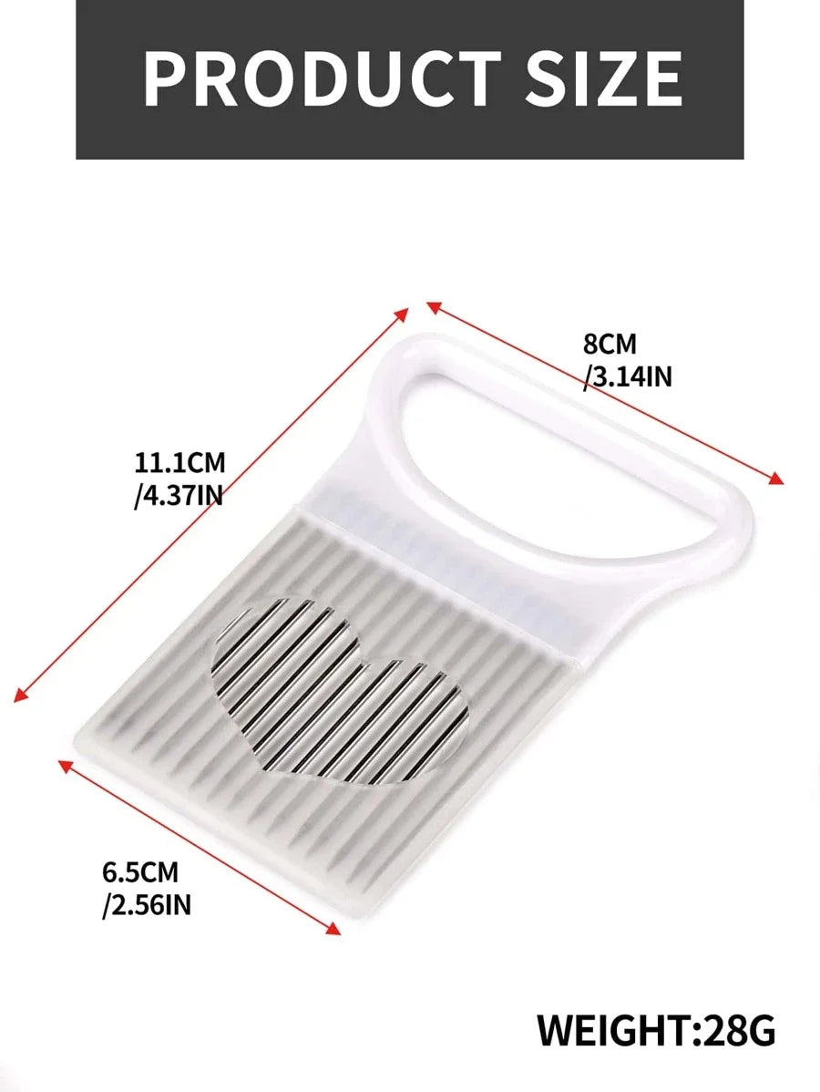 Stainless Steel Onion Slicer & Holder – Safe Kitchen Tool