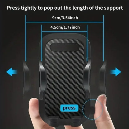 Universal 360° Rotatable Car Phone Holder Windshield Suction Cup & Air Vent Mount Stand for Cellphone Stable Car Phone Bracket
