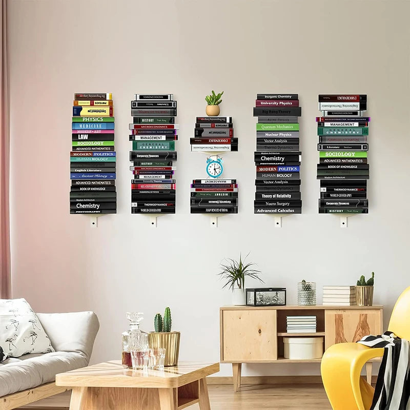 Wall Bookcases Living Room Storage Modern Metal Multifunction Organizer Bookshelf Creative Design