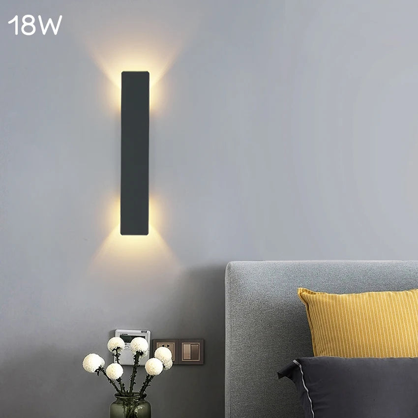 Modern LED Outdoor Wall Lamp – IP54 Waterproof Up Down Light