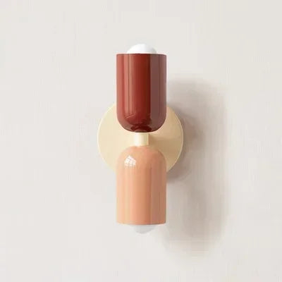 Colorful Nordic Bedside Wall Lamp – Macaron Home Decor