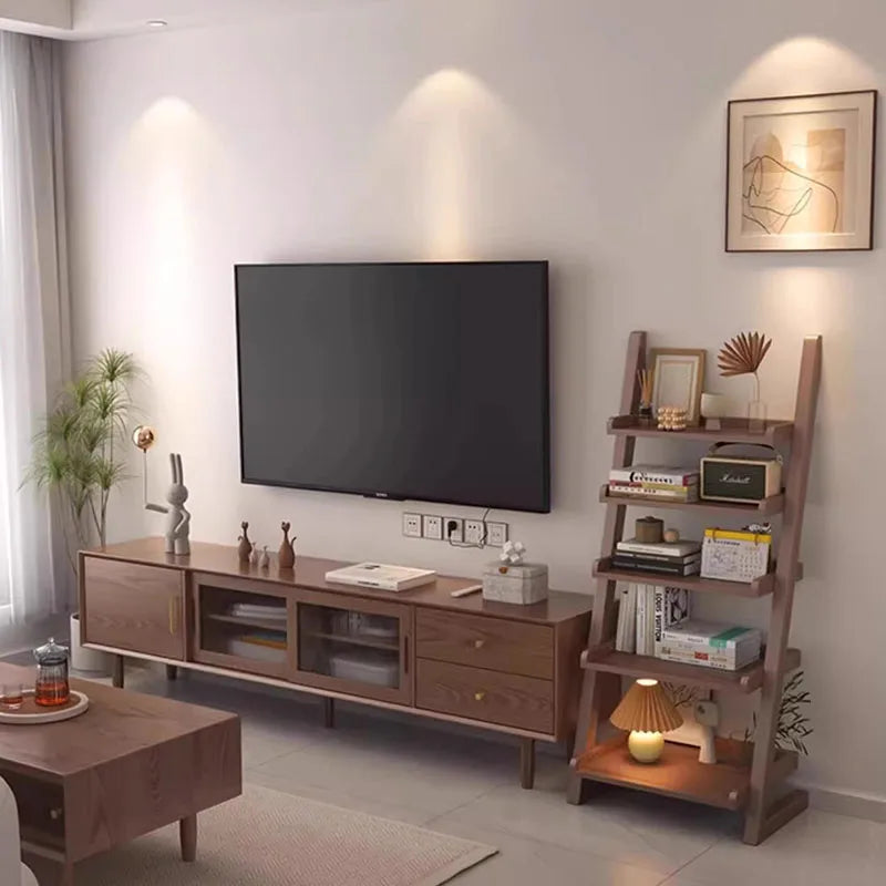 Modern Premium Living Room Cabinet Simple Rustic Bedroom Display Bookshelf Furniture