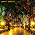 Waterproof Meteor Shower Rain 8 Tube LED String Lights – Outdoor Christmas Decoration