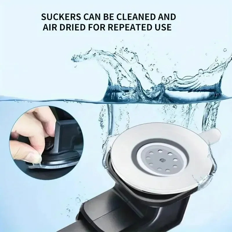 Universal 360° Rotatable Car Phone Holder Windshield Suction Cup & Air Vent Mount Stand for Cellphone Stable Car Phone Bracket