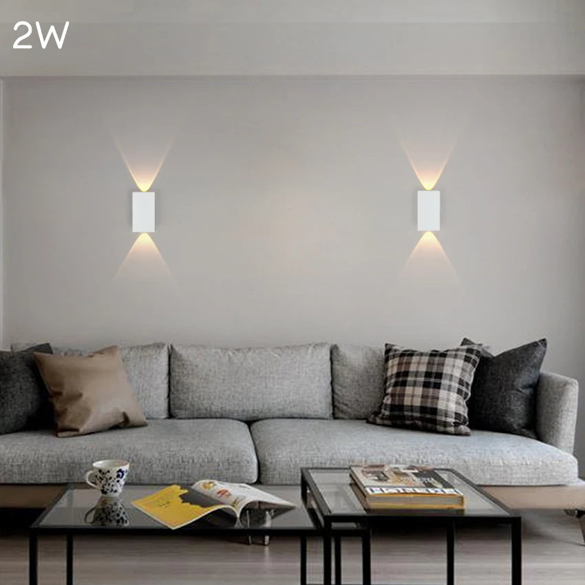 Modern LED Outdoor Wall Lamp – IP54 Waterproof Up Down Light