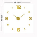Luxury Silent Wall Clock – Modern Quartz Home Decor