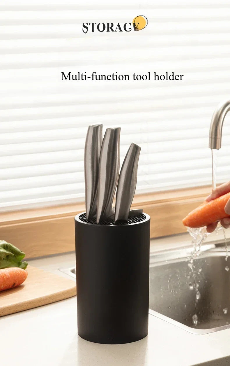 Kitchen Tools Stand Chef Knife Block Storage Tank Holder Kitchen Accessories