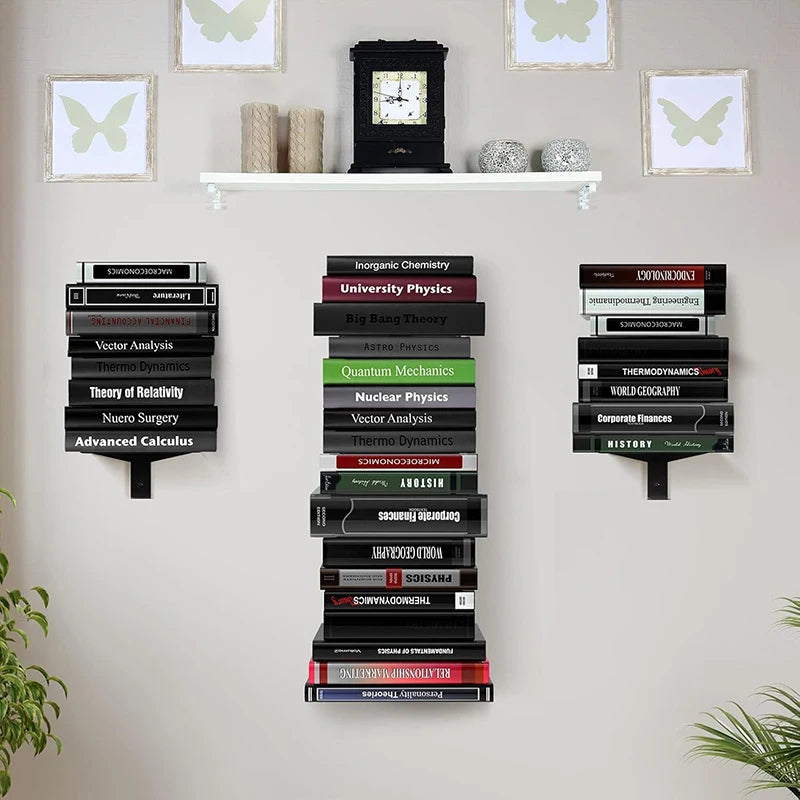 Wall Bookcases Living Room Storage Modern Metal Multifunction Organizer Bookshelf Creative Design