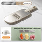 Household kitchen multi-functional slicing and shearing integrated vegetable cutting artifact